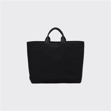 Black Drill Tote Bag 